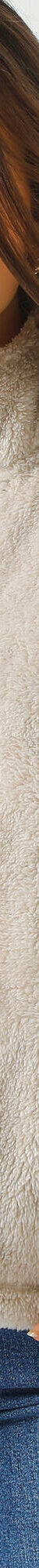 Veste zippée, maille peluche (beige chiné) Veste zippée, maille peluche (beige chiné)
